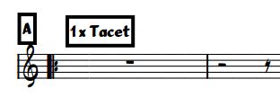 tacet music definition: What does tacet music mean in the context of musical notation and performance?