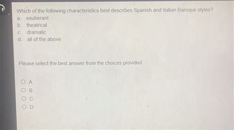 Which is Most Characteristic of Baroque Art? A Detailed Discussion